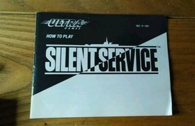 Silent Service NES Video Game Nintendo Entertainment System 1989 CIB w/ Manual