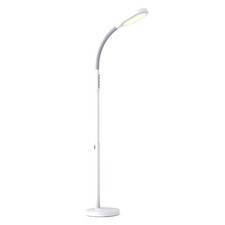 Verilux HappyLight Duo - 2-in-1 Light Therapy  Task Floor Lamp - UV-Free Ful...