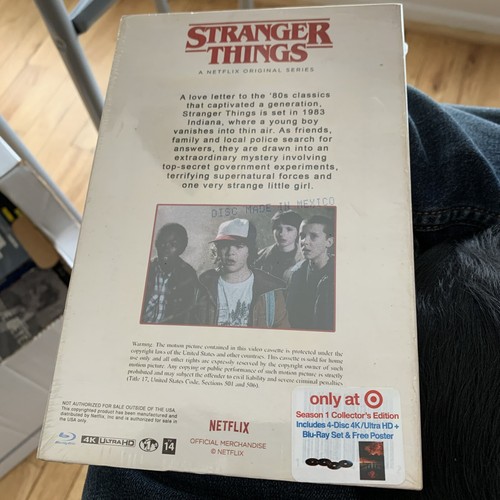 Stranger Things Season One 4K UHD & Blu-ray Target Exclusive New Sealed - Picture 2 of 3