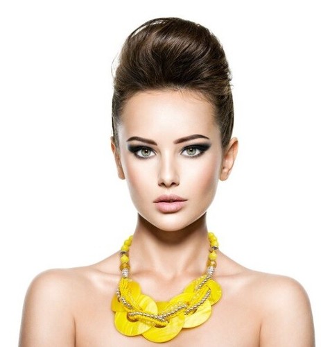 Chunky Disc Circle Hoop Shell Necklace Bib Twist Bead Circle Mother of Pearl set - Picture 3 of 15