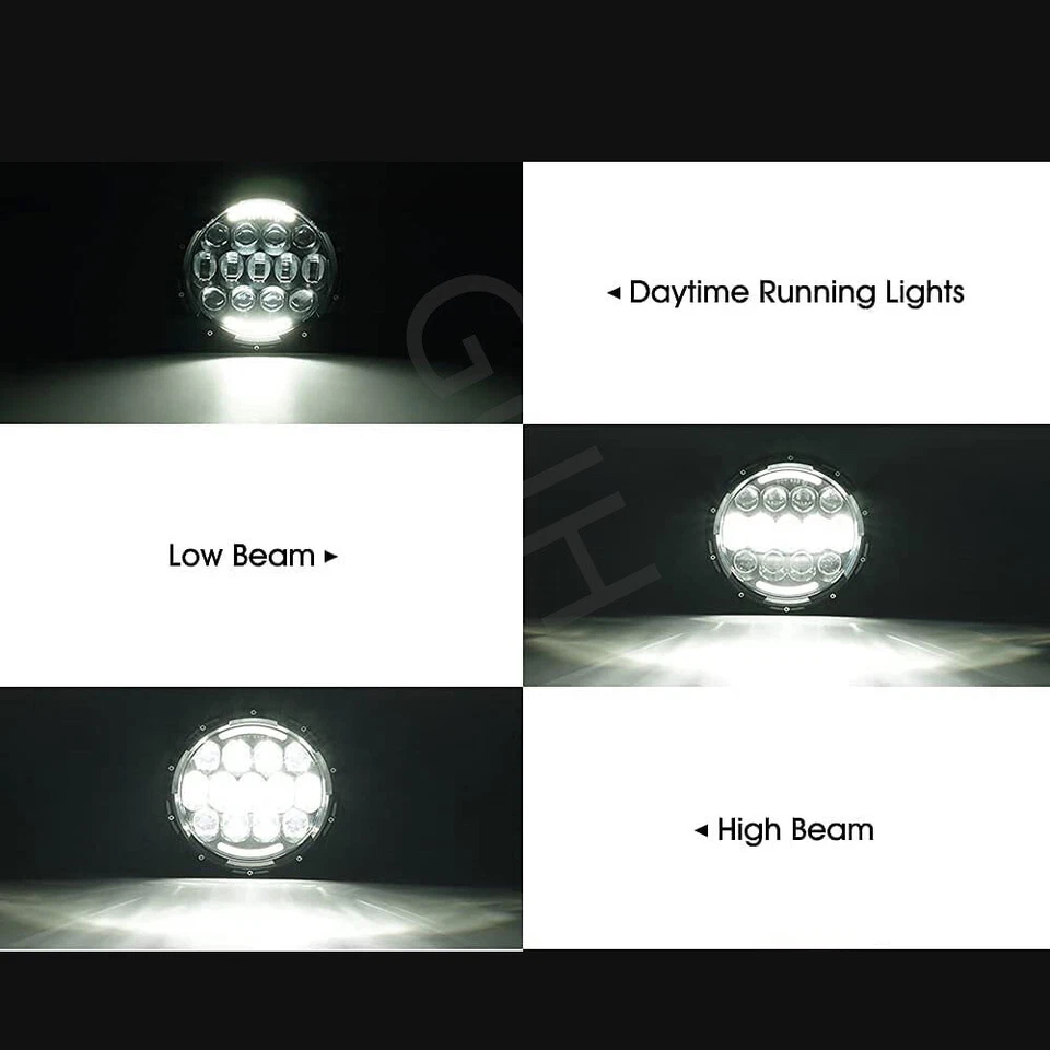 Faro LED HI-LO 7" pulgadas para Harley Davidson Street Glide Special FLHXS FLHX Foto 3 de 4