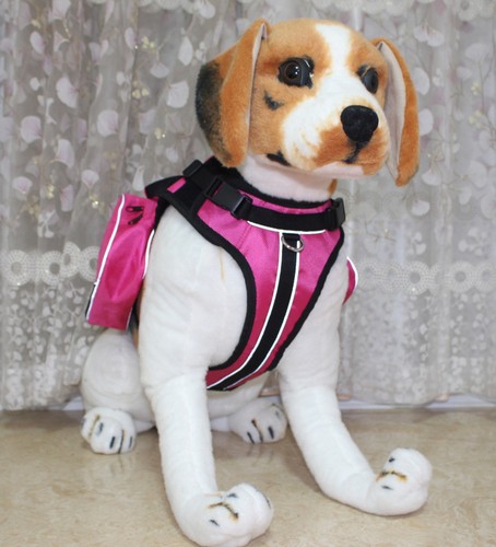 SERVICE DOG BACKPACK Harness vest W/ Removable Saddle Bags + 2 label Patches - Picture 17 of 55