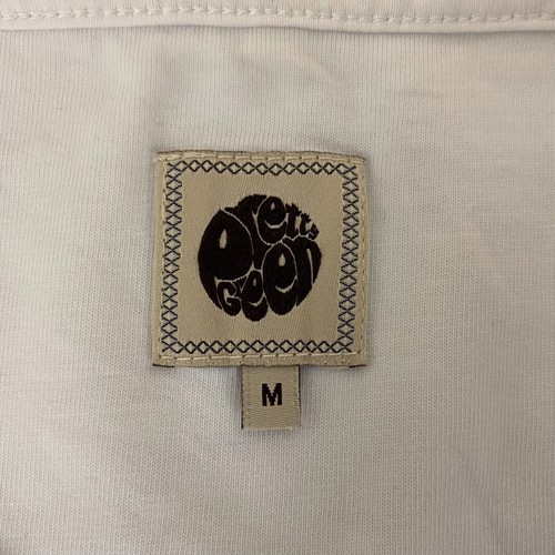 CAMISETA BLANCA BONITA VERDE PECHO PSICODÉLICO LOOK AÑOS 60 LOGO TALLA: MEDIANA - Imagen 6 de 7