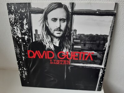 David Guetta - Listen - Original 2014 Vinyl Doppel LP -  schwarzes Vinyl