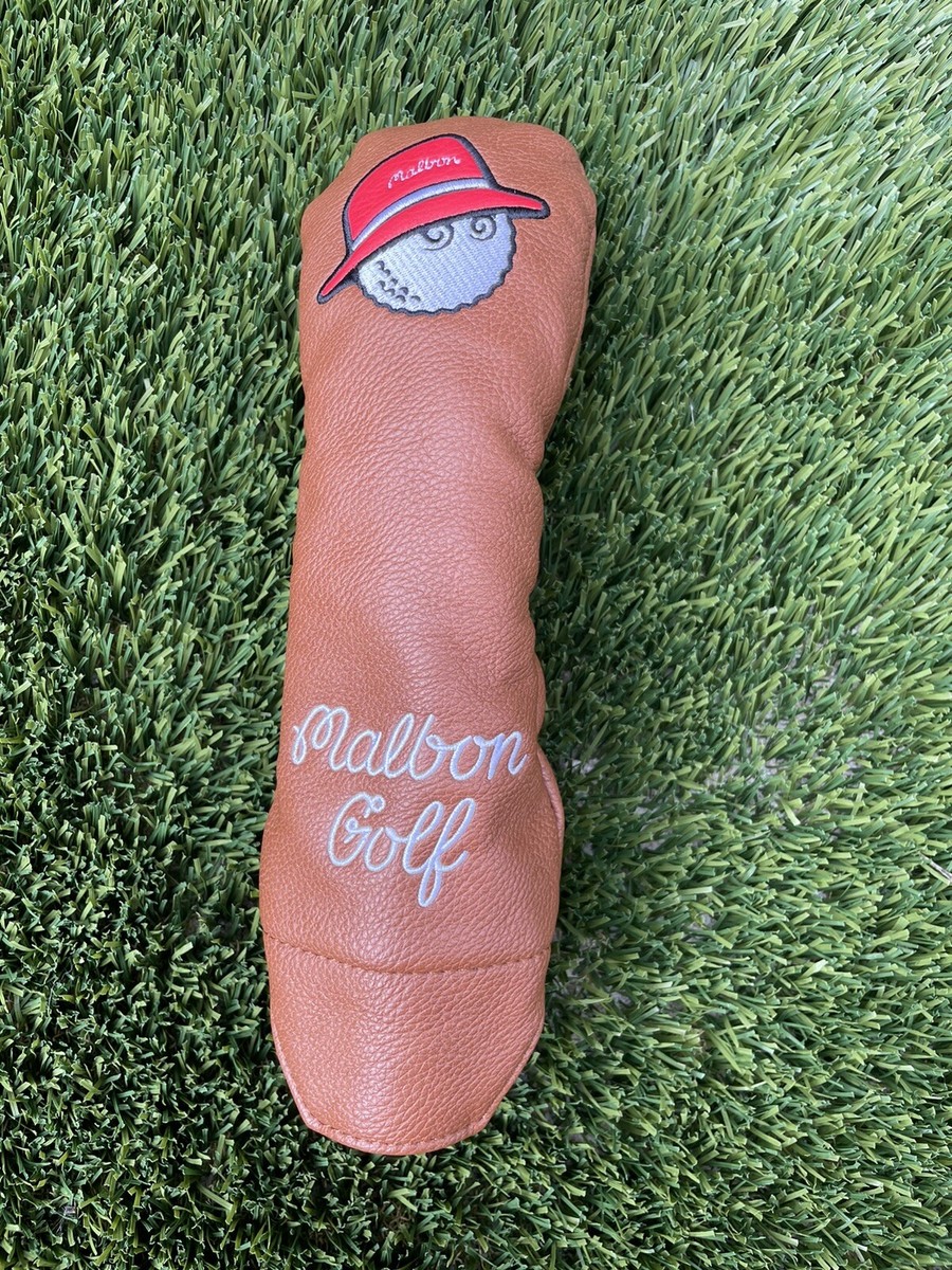 ★Malbon Golf★ Bucket Ice Pack Pouch RED M4243PAC55RED Malbon Golf Buckets Rescue / Hybrid Headcover Brown Leather