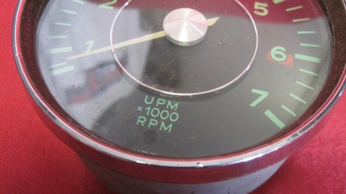 Porsche 912 VDO Green face Tachometer date stamped 6/65 902-741-302-01 GERMAN - Picture 3 of 12