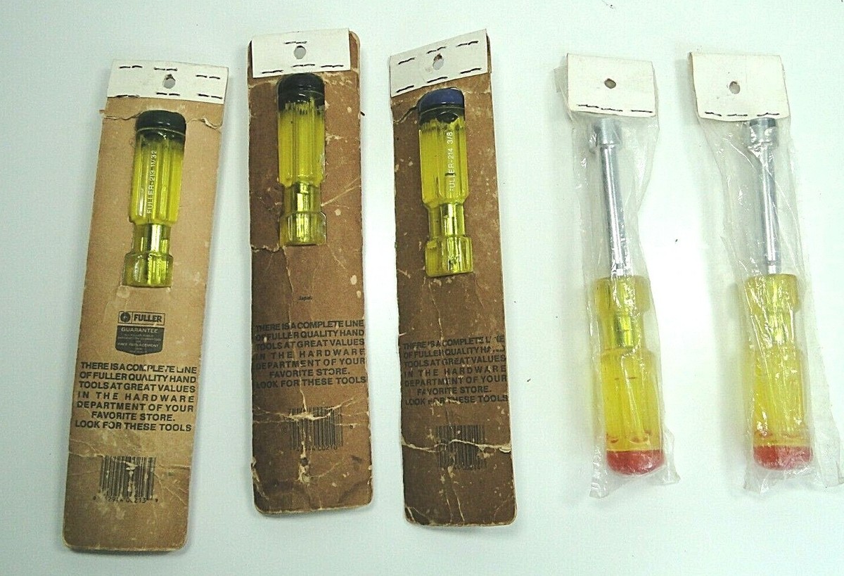 Vintage Fuller Nut Driver Set NOS Rare Six Point Opening Japan NEW