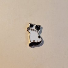 Cute Little Black and White Cat Magnetic Needle Minder Cross Stitch Embroidery