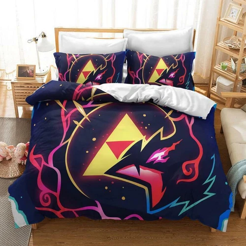 Juego de funda nórdica Legend of Zelda Games edredón Doona cama individual doble tamaño queen - Imagen 19 de 28