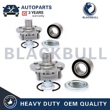 Pair 518510 Front Wheel Bearing Hub Assembly for 2000- 2011 Ford Focus 4 Lugs