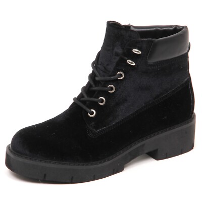 E0178 (WITHOUT BOX) scarponcino donna velvet WINDSOR SMITH COMET nero shoe woman