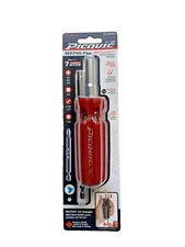 PICQUIC SIXPAC Plus Screwdriver Multi Bit with 7 Hex Powerbits - "Bright Red"