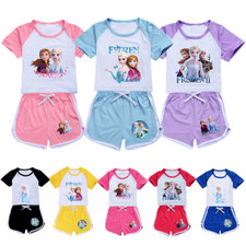 Kinder Mädchen Elsa Prinzessin Freizeit Outf...
