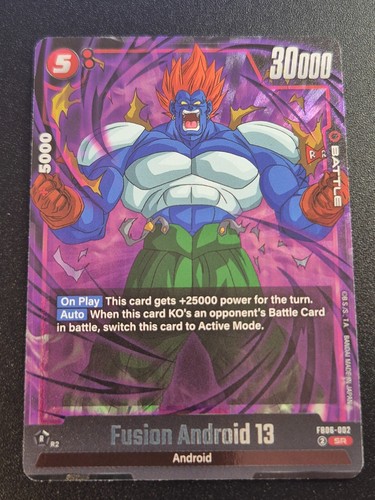 SR | Fusion Android 13 FB06-002 | DRAGON BALL Z CARD Fusion World | eBay