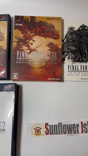 PS2 Sony Playstation 2 Final Fantasy XII + X-2 2-piece 2set Video Games Japan - Video 1 of 1