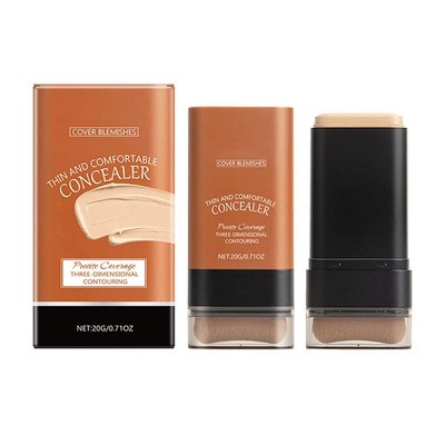 Face Foundation Concealer Stick Full Cover Long Lasting Contour Concealer P L9A2