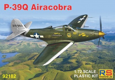 P-39q Airacobra (4 Decal V. Für USA, Sssr ) 1:72 Kunststoff Modell Kit Rs Models