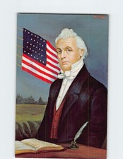 Postcard James Buchanan 15th US President USA North America