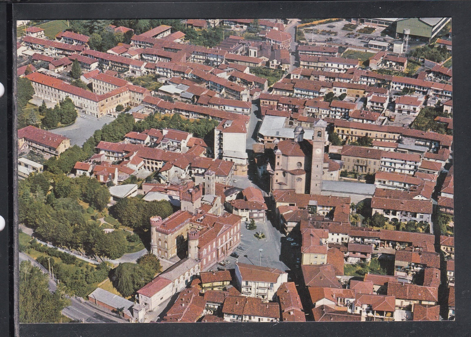 Cartolina Favria Canavese Veduta Aerea A3465