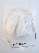 Frugue Women's Bra USA 44C Size White Lace Lingerie Style - NWT