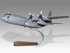 Lockheed C130H Royal New Zealand Air Force Desk Wood Airplane Model Small 1/130