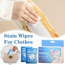 Stain Wipes For Clothes Instant Cleaning Wet Wipes Stain Remover Gentle Cle P8W6