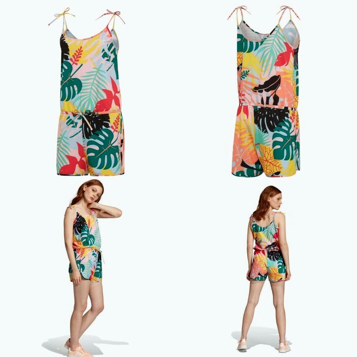 Adidas Tropicalage Jumpsuit Romper Multi Color Size Extra Small - Main Image