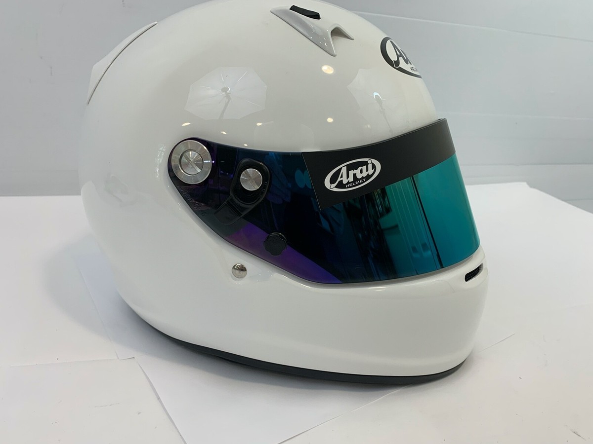 Genuine Arai Snell SK6 And Iridium Visor Gold Green Silver Blue Kart Snell  2020