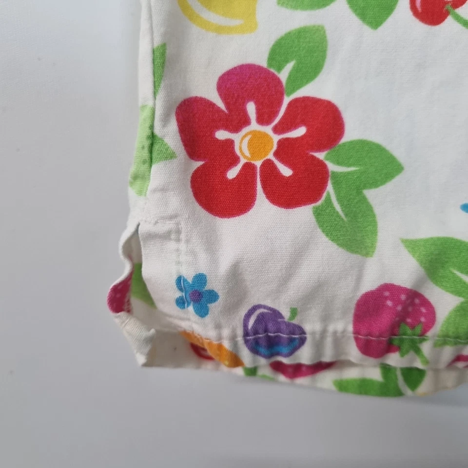 Oshkosh B’Gosh Vintage Tropical Fruit Print Bottoms Capris Girls Sz 3t - Image 3 of 4