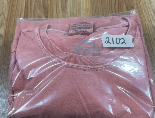 Comfort Colors Long Sleeve T Shirt Adults M Medium CrewNeck Alpha Tan Omega - Picture 13 of 13