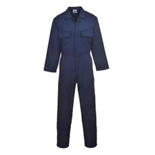 S999NARXL Portwest Euro Work Polycotton Coverall Navy X-Large NEW