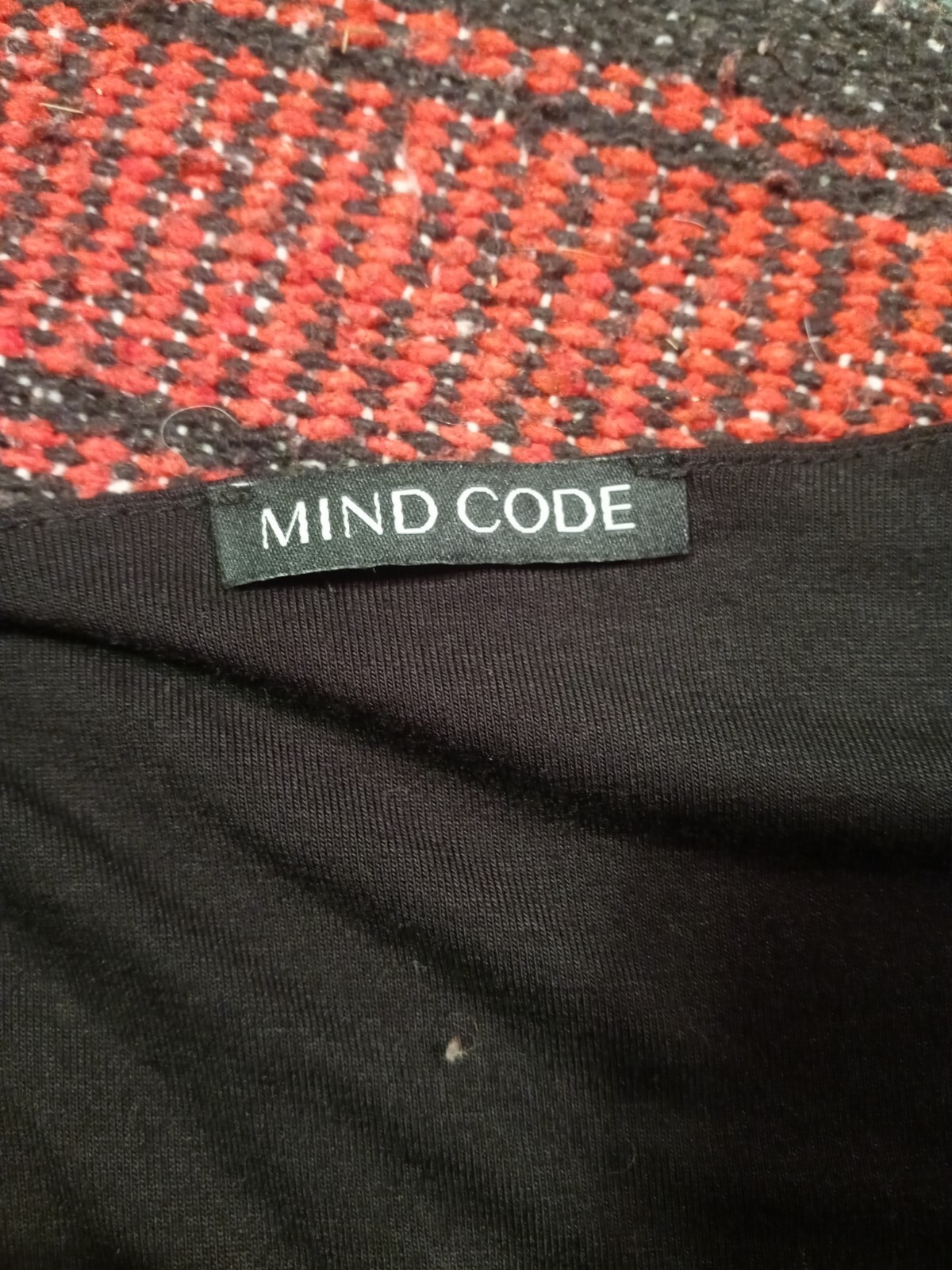 Mind Code Black Cotton Polyester Bodysuit Size S - image 3
