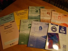 LOT OF 9 YAMAHA INTERMEDIATE PIANO MUSIC POP BALLADS MOVIE THEMES CLASSICAL