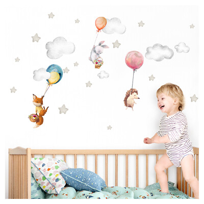 Wandtattoo Wandsticker Kinderzimmer Tiere Aufkleber Wanddeko Spielzimmer DL656