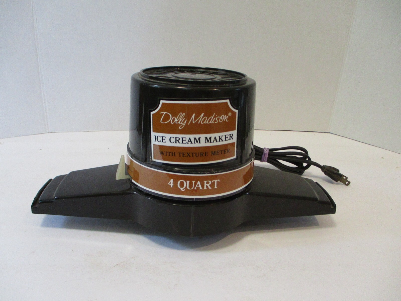 Dolly Madison Ice Cream Maker wood bucket w/ Texture Meter 364U eBay