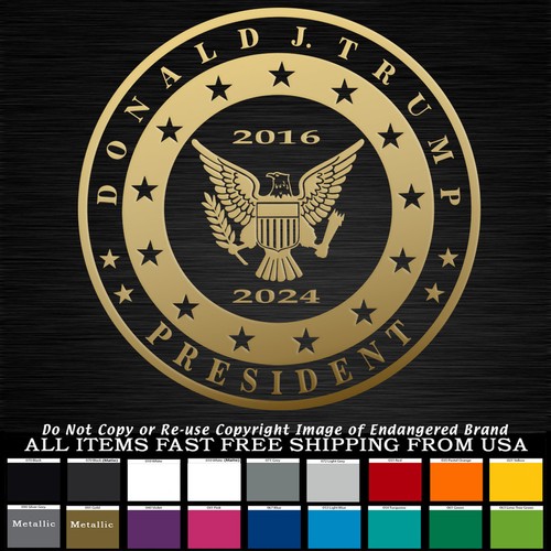 Donald J Trump President Election 16 24 Sticker Decal For Car Truck Window Ebay
