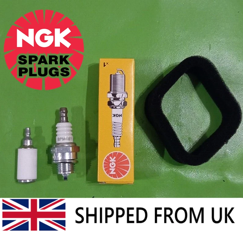 Mountfield MM2603 3 in 1 Strimmer Service Kit NGK BPMR8Y Spark plug Air Filter