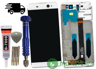 Für Sony Xperia XA Ultra F3212 Display Komplettes Bildschirm LCD + Rahmen Weiß
