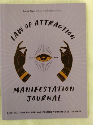 *New* Law of Attraction Manifestation Journal Paperback Latha Jay