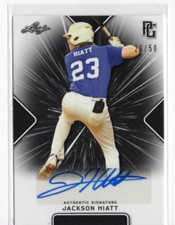 2021 Jackson Hiatt Leaf Perfect Game National Showcase Auto 26/50 BA-JH3