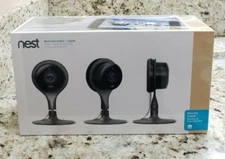 NEST Cam Indoor Smart Security Camera (3 Pack) Model NC1104US - Sealed NEW