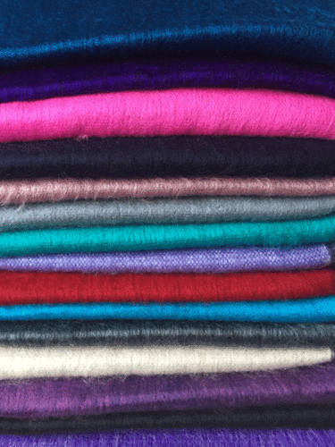 ¡LOTE AL POR MAYOR DE 50 TALLA GRANDE! BUFANDAS JOSE ALPACA MACIZA 77" X 11" 15V - Imagen 2 de 7