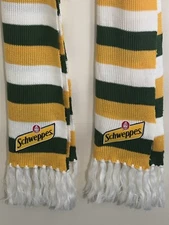 St Patrick Day Wool Blend Green /Yellow 2 Scarfs Schweppes Festival