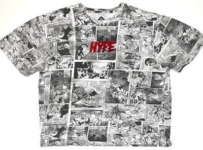 Original Gravity Hype T-Shirt Mens 3XL Comic Strip Graphic Short Sleeve