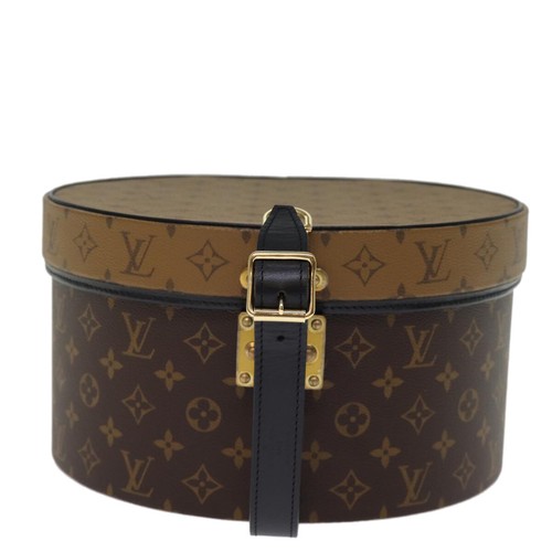 Louis Vuitton Reverse Brown Canvas Handbag Authentic