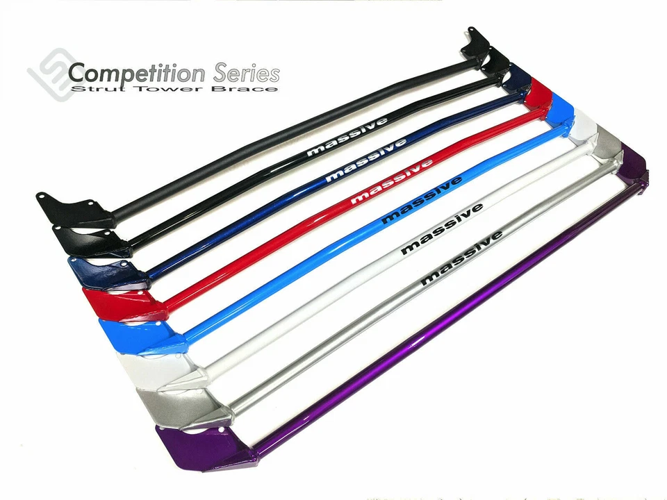 Barra de tensión delantera con soporte de torre de puntal de amortiguador masivo 2012 2018 Ford Focus ST RS Race Foto 4 de 4