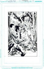 Ivan Reis BRIGHTEST DAY 23 pg 4 DEADMAN VS FIRESTORM SUPER SPLASH SWEET PAGE