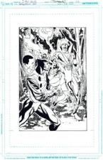 Ivan Reis BRIGHTEST DAY 23 pg 4 DEADMAN VS FIRESTORM SUPER SPLASH SWEET PAGE