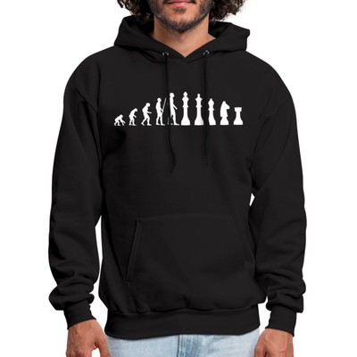 Evolution Chess Player Men's Hoodie