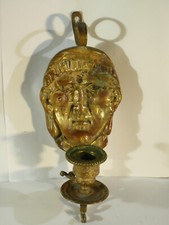 Świecznik/świecznik mosiężny stary wiktoriański 18. Jhd.